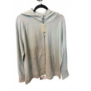 NEW LIV OUTDOORS women's scout hoody in aqua gray